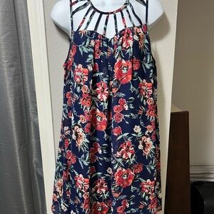 Floral Navy Dress